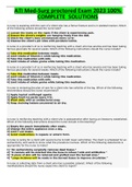 ATI Med-Surg proctored Exam 2023 100&percnt; COMPLETE  SOLUTIONS
