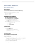 samenvatting marketingplan
