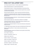 WGU C217 OA LATEST 2023