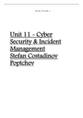Unit 11 Cyber Security and Incident Management (Activity 1 - Threats and Vulnerabilities) 2023.docx