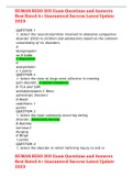 HUMAN RESO 303 Exam Questions and Answers Best Rated A&plus; Guaranteed Success Latest Update 2023