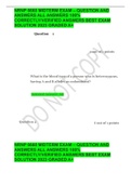 NRNP 6660 MIDTERM EXAM &ndash; QUESTION AND ANSWERS ALL ANSWERS 100&percnt; CORRECTLY&sol;VERIFIED ANSWERS BEST EXAM SOLUTION 2023 GRADED A&plus;