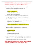 NUR MISC ATI Nutrition test review Questions and Answers Best Rated A&plus; Latest Update 2023