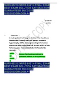 NURS-6521C&sol;NURS-6521N-FINAL EXAM BEST EXAM SOLUTION SATISFACTION GUARANTEED SUCCESS 2022&sol;2023GRADED A&plus; 
