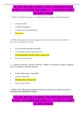 NCLEX RN EXAM 2022 UPDATE QUESTIONS WITH ANSWERS GRADED A&plus; SATISFACTORY GUARANTEED