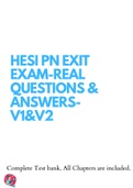 HESI PN EXIT EXAM-REAL QUESTIONS & ANSWERS-V1&V2