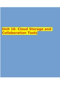 Unit 16: Cloud Storage and Collaboration Tools