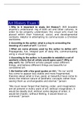 Art History Art history 1 Final Exam