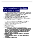 RN Comprehensive Predictor 2019 Form B and C