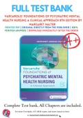 Test Bank for Varcarolis' Foundations of Psychiatric Mental Health Nursing A Clinical Approach 8th Edition by Margaret Halter Chapter 1-36 Complete Guide