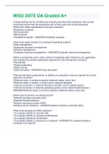 WGU D075 - Pre-Assessment-D075 Test Questions -D075 practice ExD075 Practice Questions-am -WGU D075 Study Guide &lpar;Ultimate&rpar; -D075 - Study Guide-WGU D075 OA Graded A&plus; package Deal Solutions