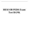 HESI OB PEDS Exam Test BANK 2023