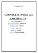 COMPUTER NETWORKS LABASSessment-3