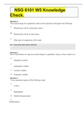 NSG 6101 W5 Knowledge Check&period;