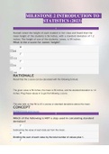 MILESTONE 2 INTRODUCTION TO STATISTICS &lpar;2023&rpar;