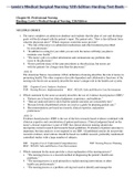 &Tab;Lewis&rsquo;s Medical Surgical Nursing 12th Edition Harding Test Bank Chapter 1 - 69 Updated 2024