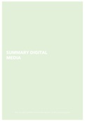 SUMMARY Digital Media