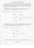 Section 19 Notes- Applications of Integrals
