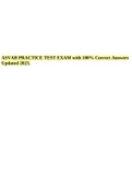 ASVAB PRACTICE TEST EXAM with 100% Correct Answers Updated 2023.