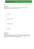 HIMA 350-FINAL EXAM&comma;&comma;COMPLETE QUESTIONS AND ANSWERS RATED A&period;