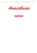 Exam &lpar;elaborations&rpar; Anaesthesia 