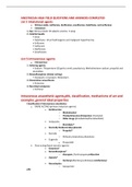Exam &lpar;elaborations&rpar; Anaesthesia 