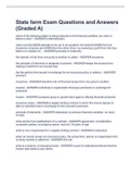 State farm Exam Questions and Answers &lpar;Graded A&rpar;