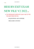 INET HESI RN EXIT EXAM(6 FILES BUNDLE)WHERE ACTUAL TEST IS MIXED FROM-AUTHENTIC FILES 2022 ACTUAL SCREENSHOTS