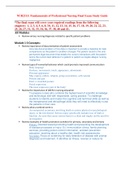 NUR2115 Fundamentals of Professional Nursing Final Exam Study Guide (latest 2023/2024) complete solution