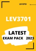 LEV3701 NEW Exam Pack For Exam Period 2023 (Questions and Answers) All Exams are included till November 2022