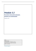 Voordeelbundel voor module 3 met verslagen 3.1 (analyse) en 3.2 (interventie)