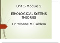 TTU HDFS 3301 Unit 1 Module 5 Ethological and John Bowlbys Attachment Theory Lecture Slides