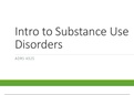 TTU ADRS 4325 Introduction to Substance Use Disorders Lecture Slides