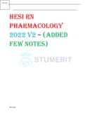 HESI RN Pharmacology Exam 2022 V2