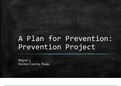 TTU ADRS 3327 A Plan for Prevention Powerpoint Project