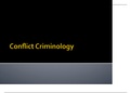 TTU CRIM 4325 Conflict Criminlogy Theory Lecture Slides