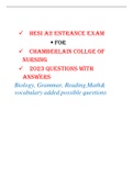 HESI A2 Biology &comma;Grammar&comma; Reading &comma;Math and vocabulary added possible questions