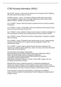 C790 Nursing Informatics &lpar;WGU&rpar;
