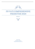 PN VATI Comprehensive Predictor 2020 Green Light Exam Study Questions and answers