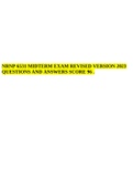 NRNP 6531 MIDTERM EXAM REVISED VERSION 2023 QUESTIONS AND ANSWERS SCORE 96 .