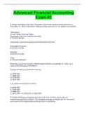 Advanced Financial Accounting  Exam &num;3