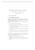 IO operations in Python