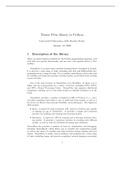 Tensor Flow in Python