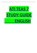 ATI TEAS 7 ENGLISH STUDY GUIDE