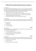 NURS 6541 Week 10 Quiz Questions and Answers &lpar;Graded A&rpar;
