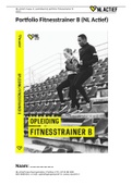 Fitnesstrainer B (NLActief) Inleiding portfolio inclusief Deelopdracht 1: Beginsituatie / 2023