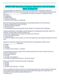 CNOR 200 Question Practice Solutions And Answers 2023 Graded A&plus;