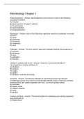 Microbiology Chapter 1 Questions And Answers