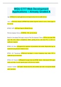WGU C777 Web Development Applications &ndash; Already Graded A