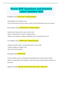Praxis RVE Questions and Answers Latest Updated 2023